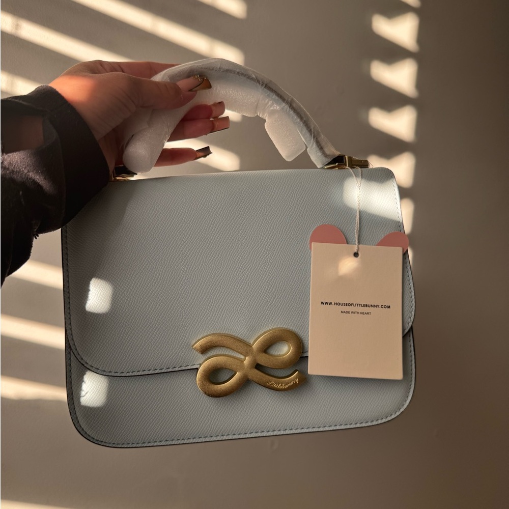House of Little Bunny Purse Light Blue